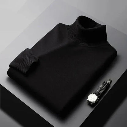 DELACROIX | Jersey de punto de cuello alto para hombre