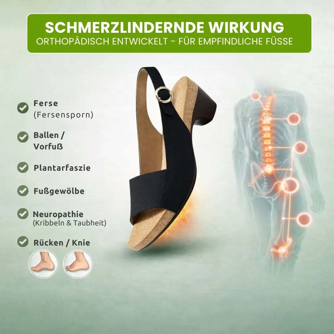 OrthoSun Sandalias de confort que alivian el dolor | Diseño ergonómico