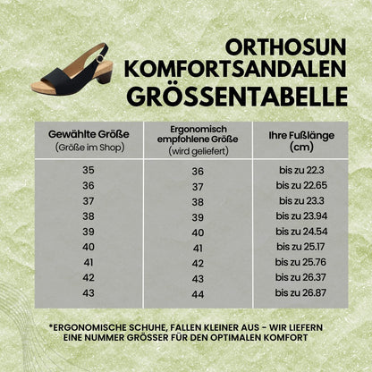 OrthoSun Sandalias de confort que alivian el dolor | Diseño ergonómico
