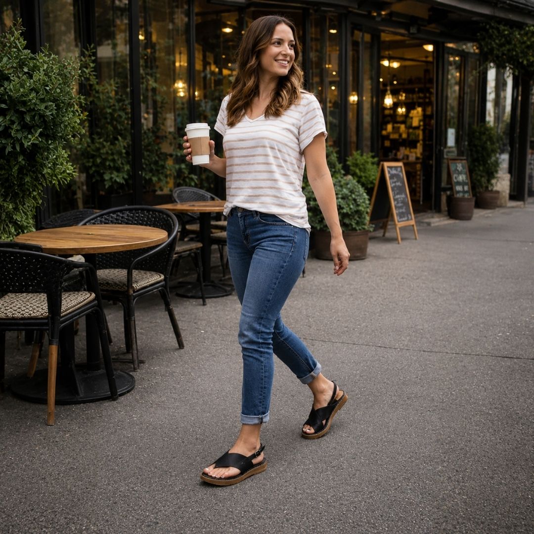 OrthoKomfort - Sandalias ergonómicas para mujer que alivian el dolor