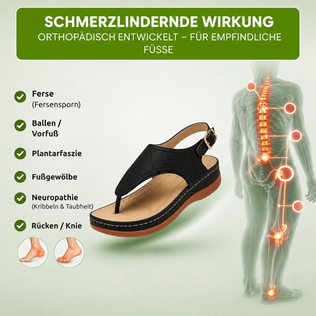OrthoKomfort - Sandalias ergonómicas para mujer que alivian el dolor