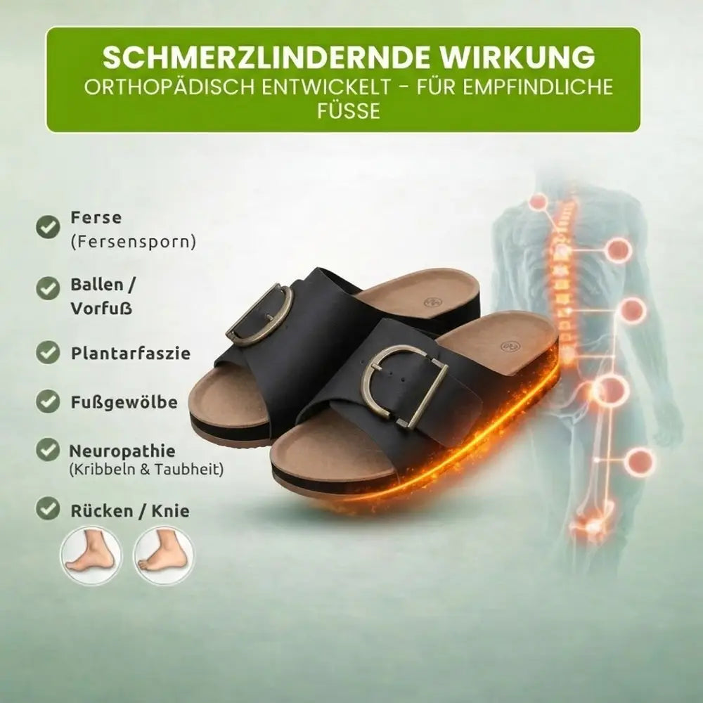 OrthoMia – Sandalias de confort unisex que alivian el dolor | Diseño ergonómico
