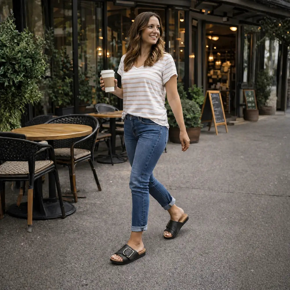 OrthoMia – Sandalias de confort unisex que alivian el dolor | Diseño ergonómico