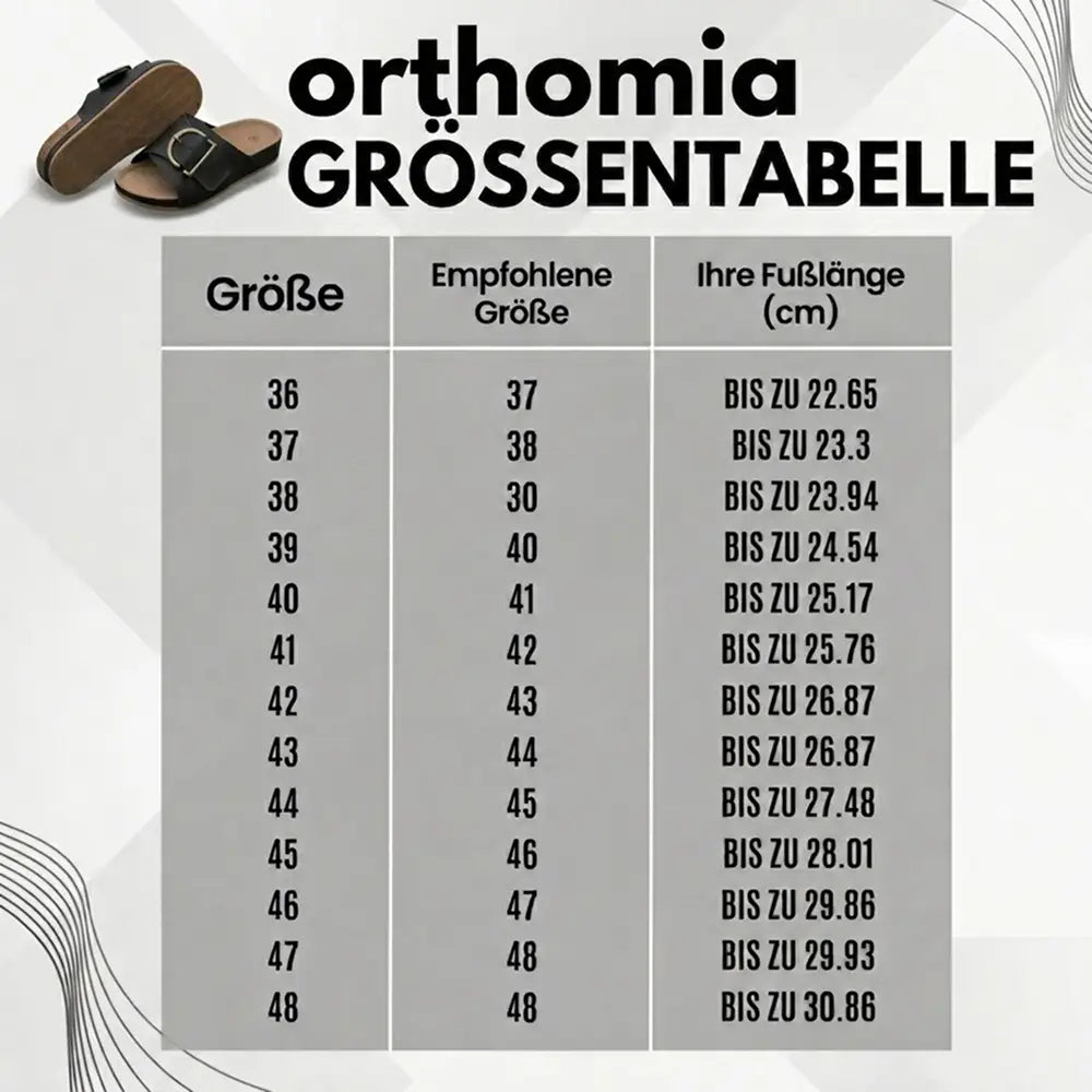 OrthoMia – Sandalias de confort unisex que alivian el dolor | Diseño ergonómico