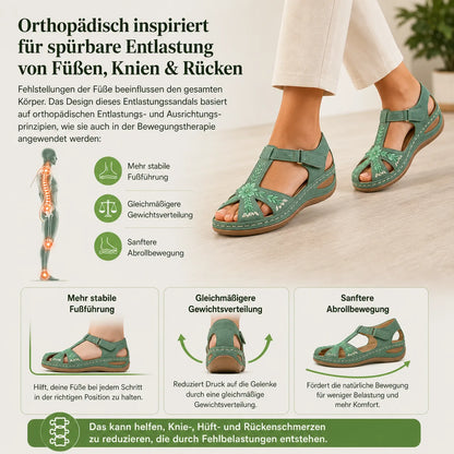 Orthosan - Sandalia de confort que alivia el dolor | Antideslizante y ultraligera