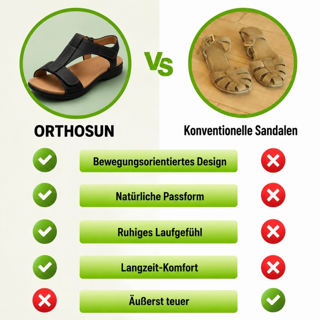 Orthosun — Sandalias de confort que alivian el dolor | Antideslizantes y ultraligeras