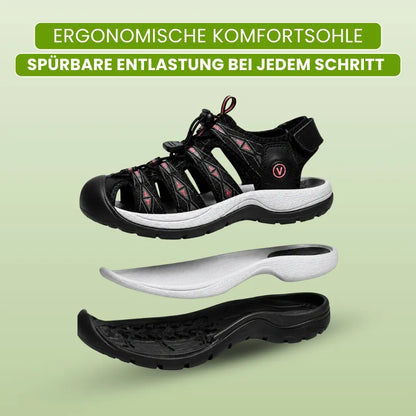 Orthotrekking - Sandalias de confort que alivian el dolor para caminar y hacer senderismo | Antideslizantes y ultraligeras