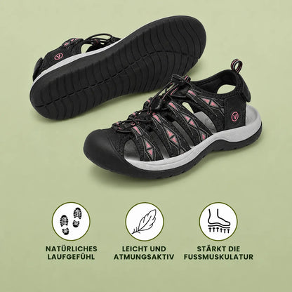 Orthotrekking - Sandalias de confort que alivian el dolor para caminar y hacer senderismo | Antideslizantes y ultraligeras
