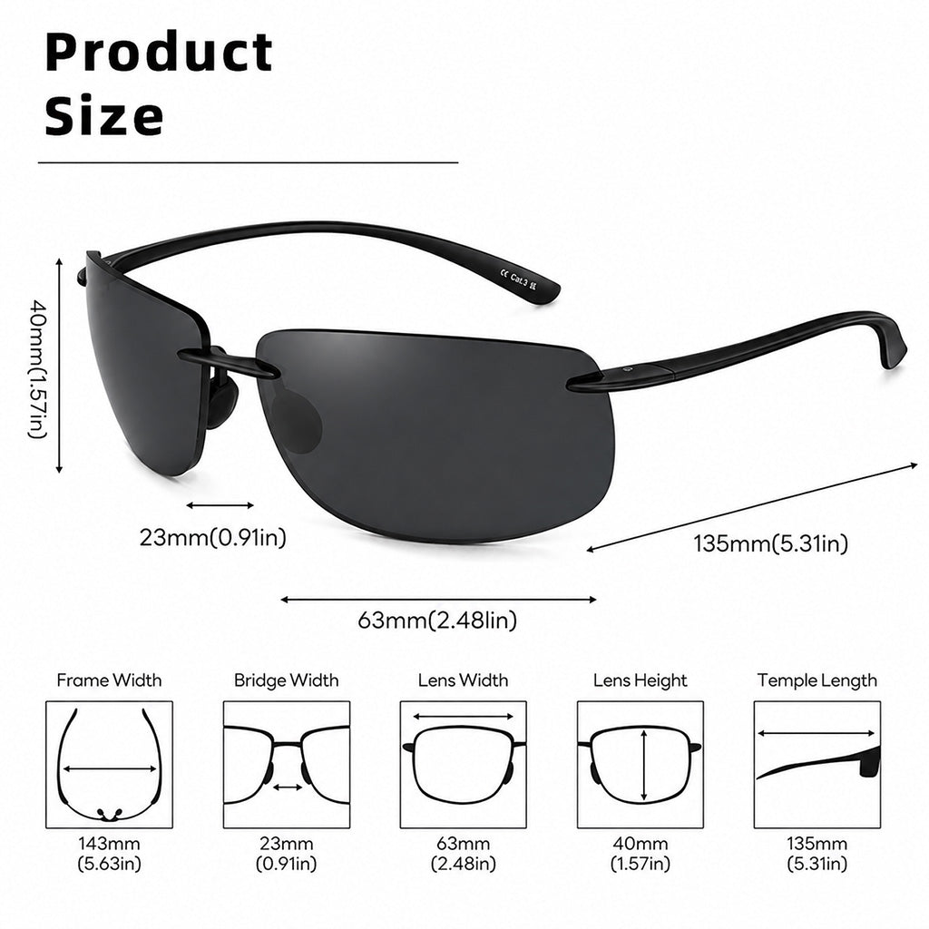 Fink™ | Gafas de sol polarizadas sin montura (1+1 GRATIS)