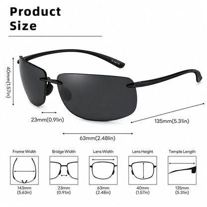 FINK | GAFAS DE SOL POLARIZADAS SIN MONTURA