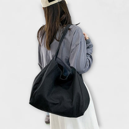 Olivia - Bolsa grande de lona para compras de alta calidad