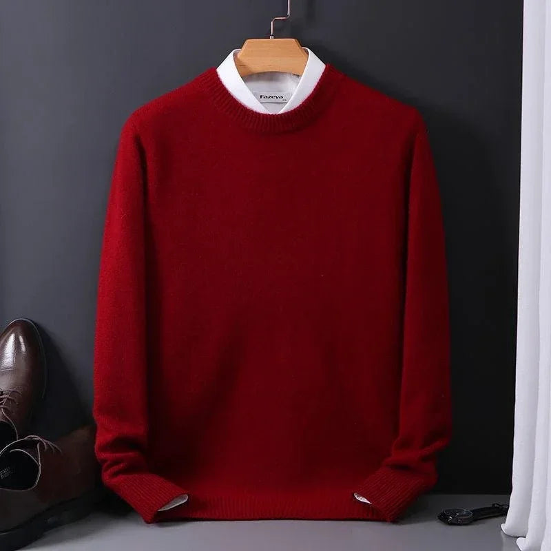 DELACROIX | Jersey Marcel de punto suave con cuello redondo