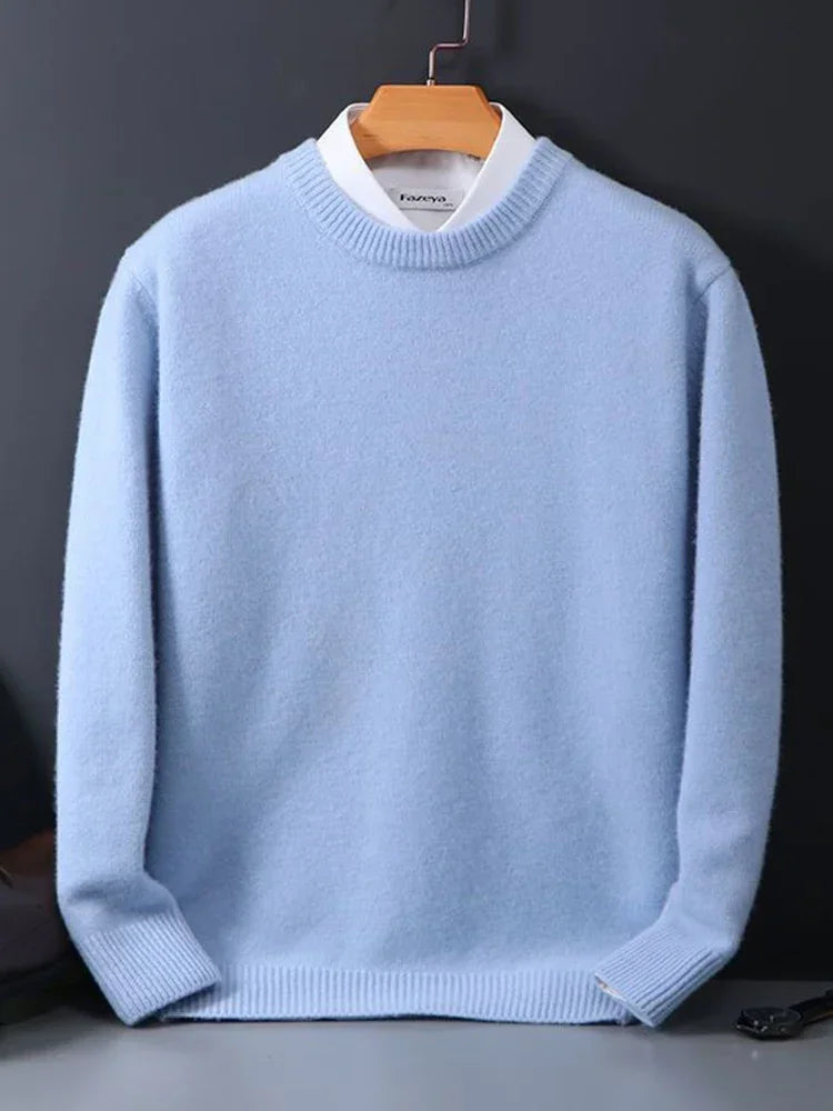 DELACROIX | Jersey Marcel de punto suave con cuello redondo