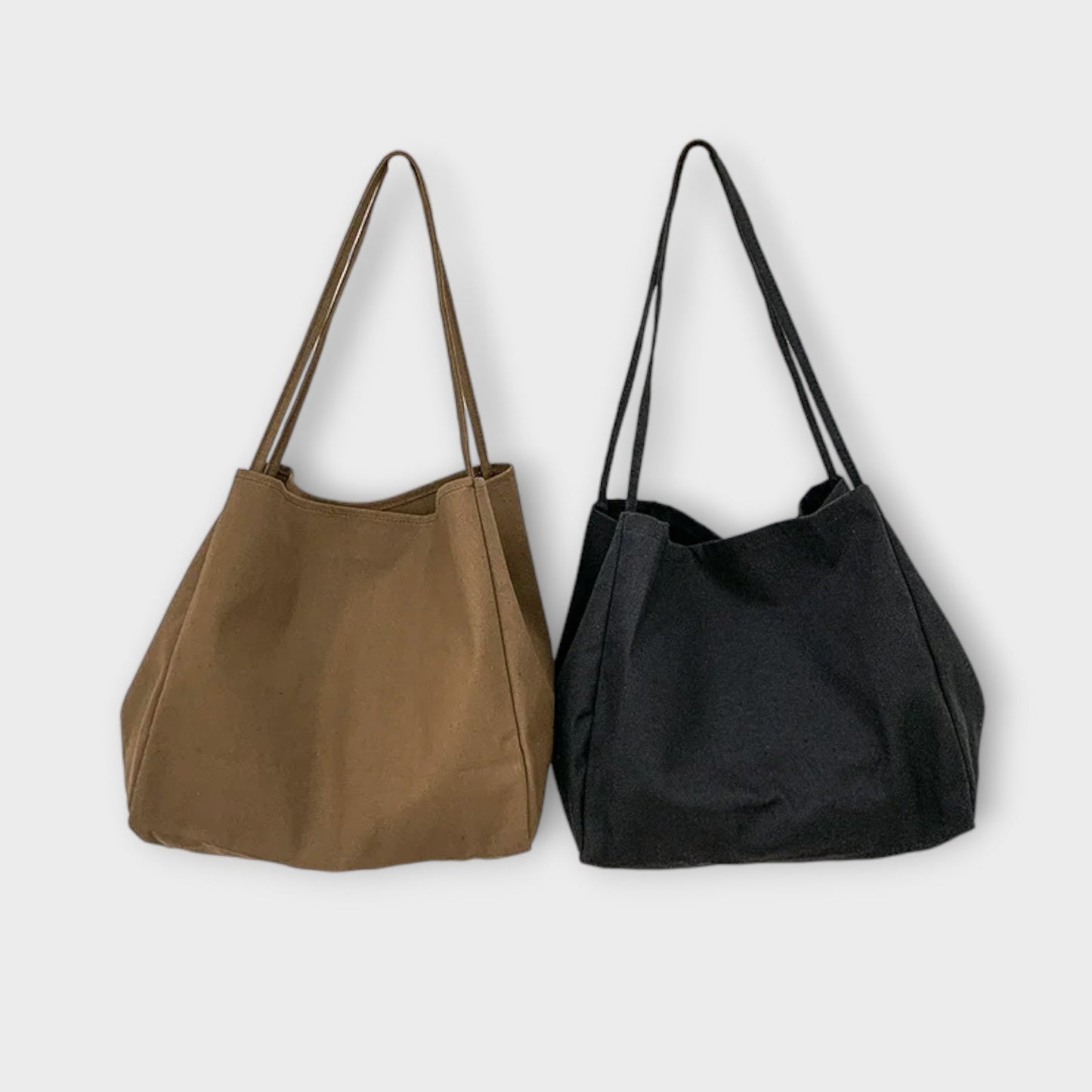 Olivia - Bolsa grande de lona para compras de alta calidad