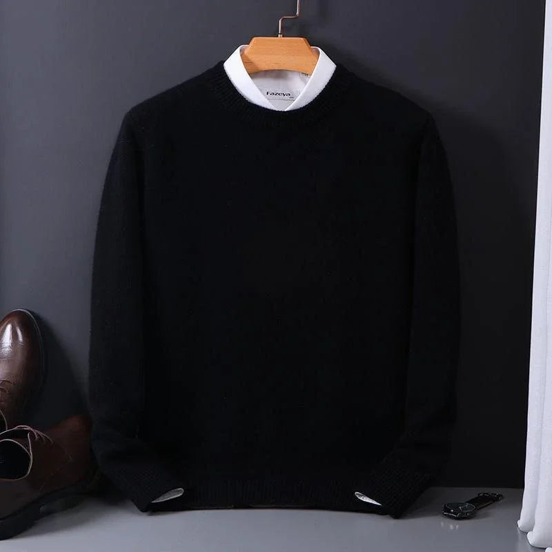 DELACROIX | Jersey Marcel de punto suave con cuello redondo