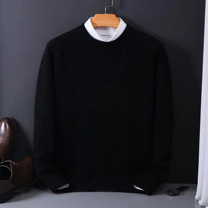 DELACROIX | Jersey Marcel de punto suave con cuello redondo