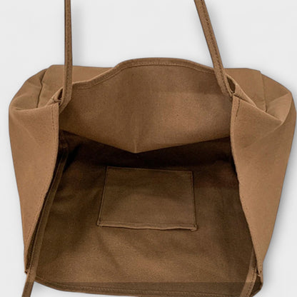Olivia - Bolsa grande de lona para compras de alta calidad