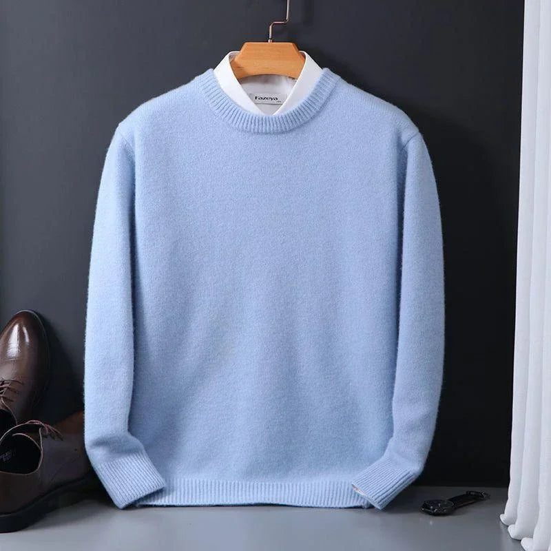 DELACROIX | Jersey Marcel de punto suave con cuello redondo