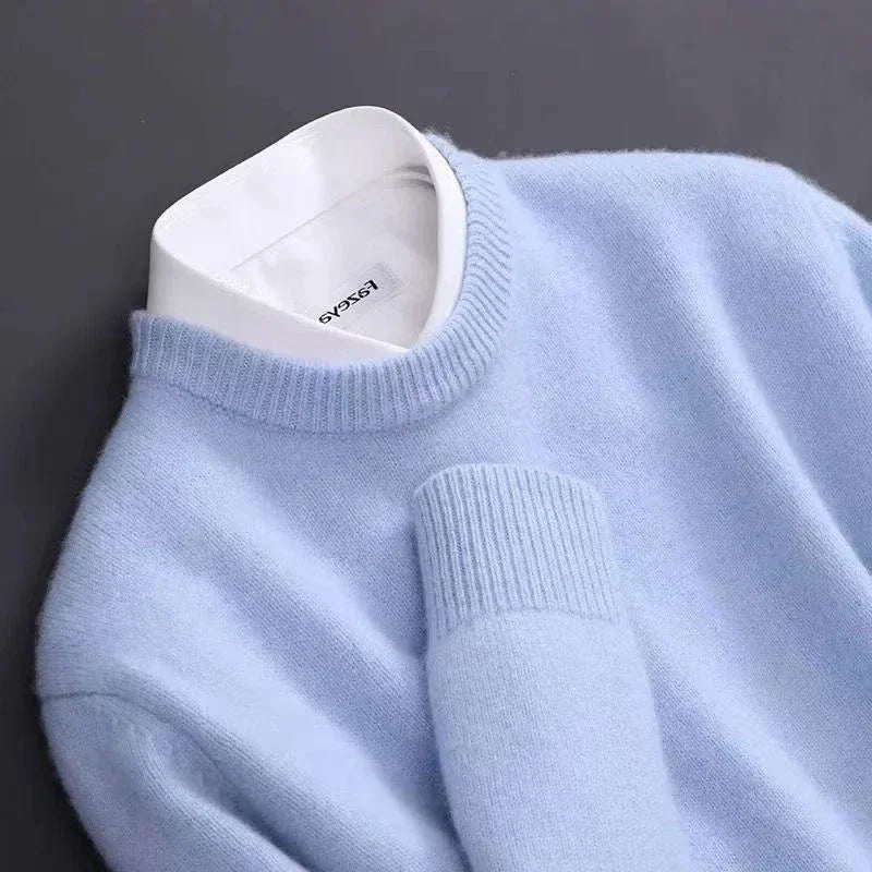 DELACROIX | Jersey Marcel de punto suave con cuello redondo