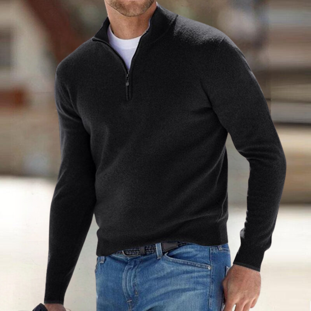 DELACROIX | JERSEY CON CREMALLERA PARA HOMBRE