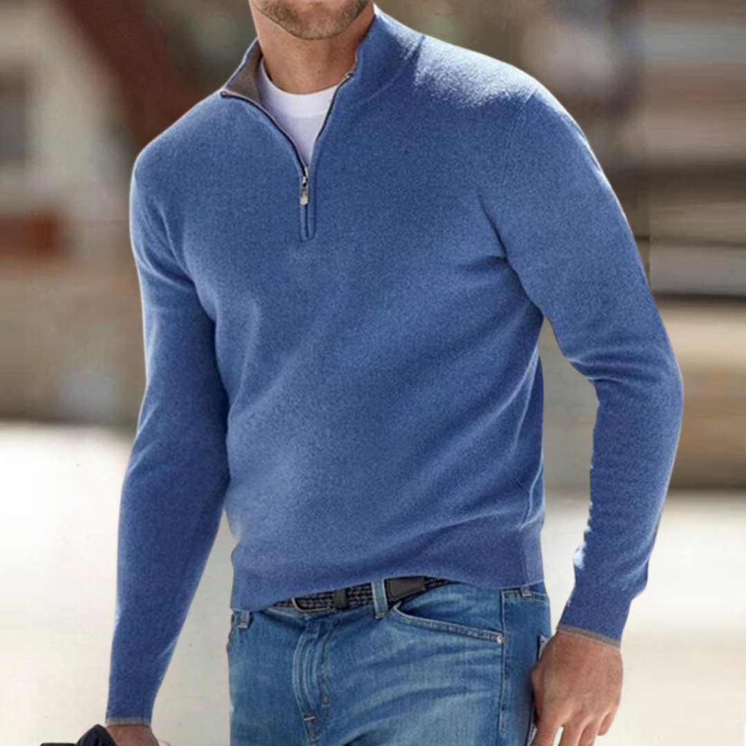 DELACROIX | JERSEY CON CREMALLERA PARA HOMBRE