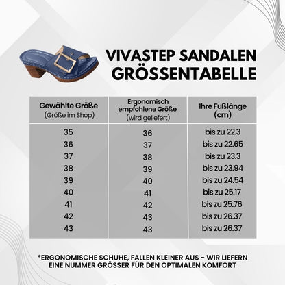 Vivastep - sandalias de tacón alto ergonómicas y antideslizantes para aliviar el dolor