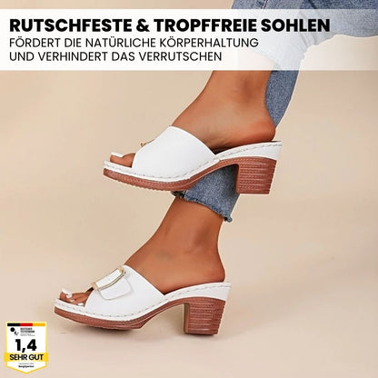 Vivastep - sandalias de tacón alto ergonómicas y antideslizantes para aliviar el dolor