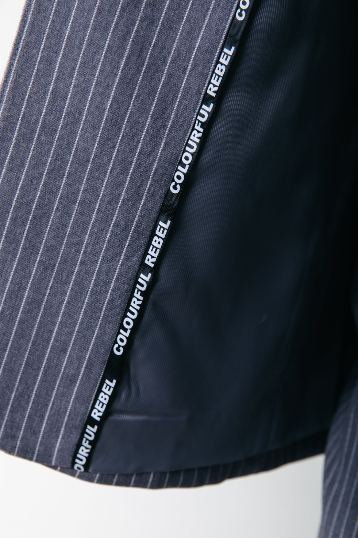 JESSICA STRIPE BLAZER | DARK GREY