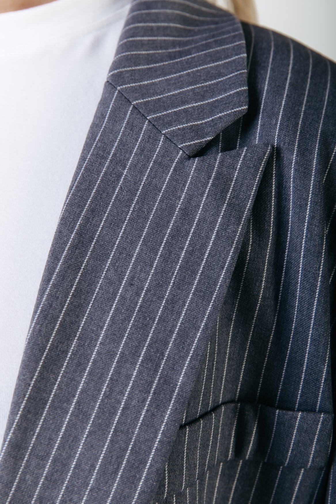 JESSICA STRIPE BLAZER | DARK GREY