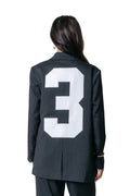Jesra Stripe Blazer | Black