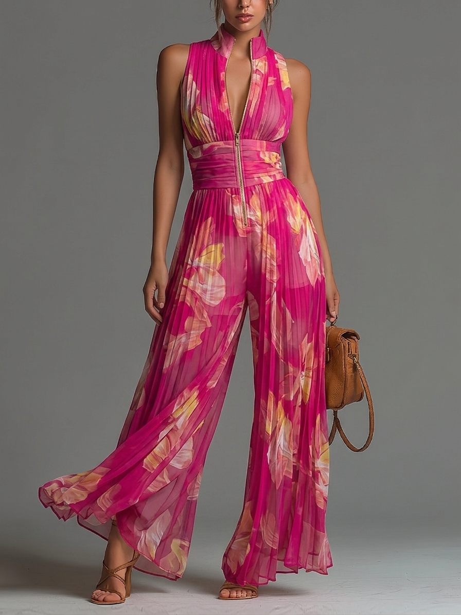 LEABELLA | MONO PLISADO FLORAL