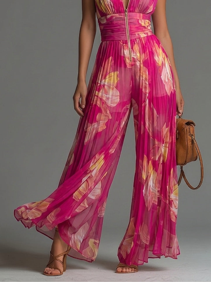 LEABELLA | MONO PLISADO FLORAL