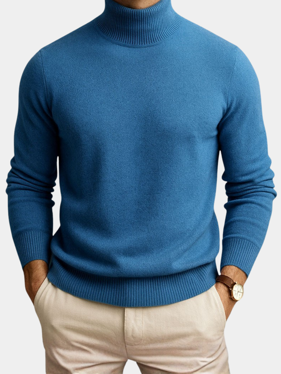 DELACROIX | SUÉTER DE CUELLO ALTO PARA HOMBRE