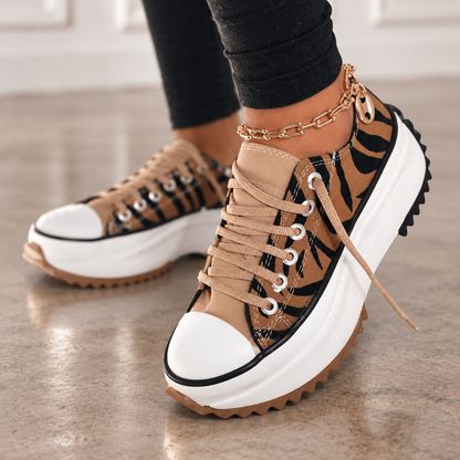 Bettina Zapatillas de Plataforma Dentada