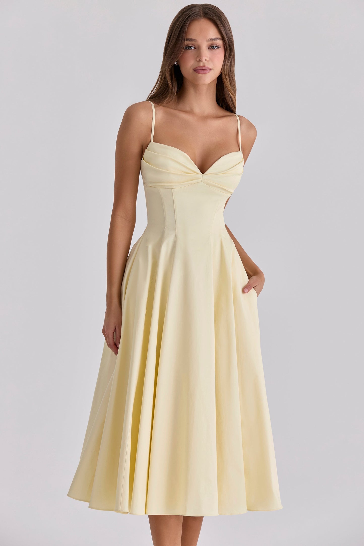 JASMYN | Vestido midi fluido
