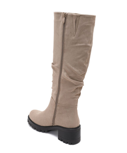 Botas de ante beige fawn