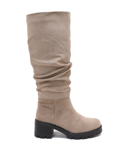 Botas de ante beige fawn
