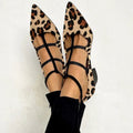 Franca | Zapatos de tacón con correa de leopardo