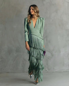 CHIARA | VESTIDO CON MANGAS
