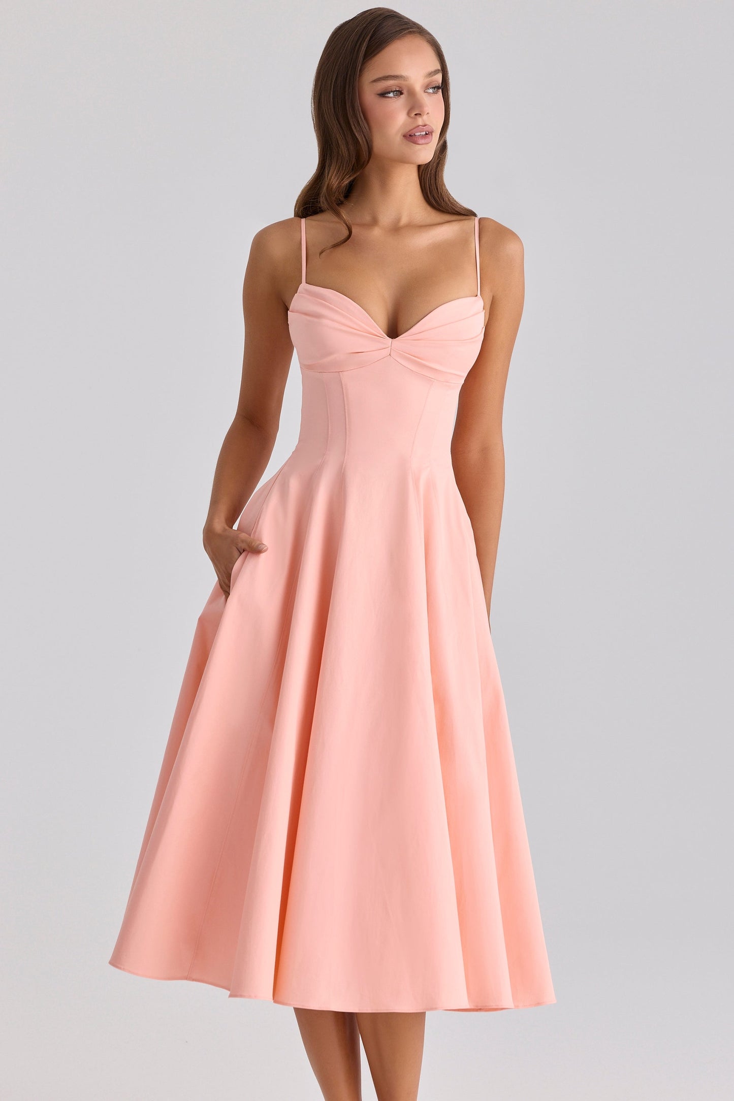 JASMYN | Vestido midi fluido