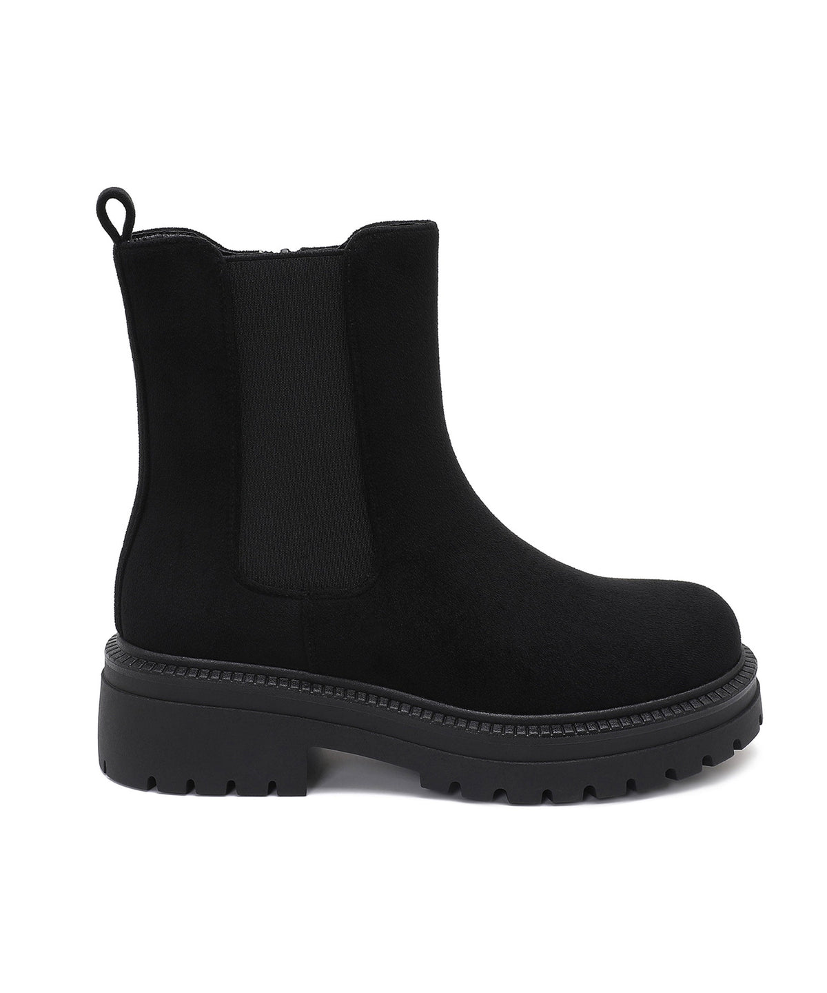 Botines Chelsea de ante Lania negros