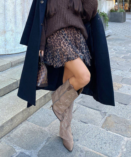 Botas vaqueras Lavinia marrón