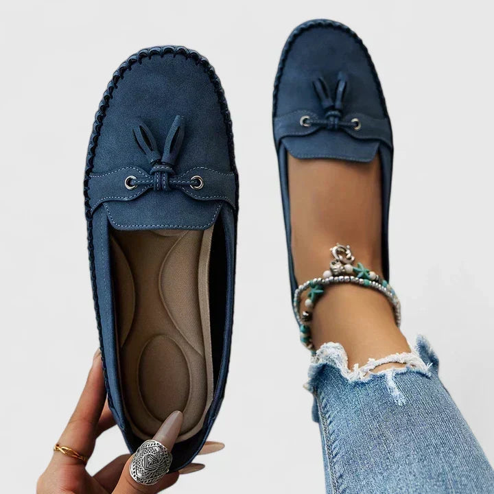 María | Mocasines cómodos con lazo