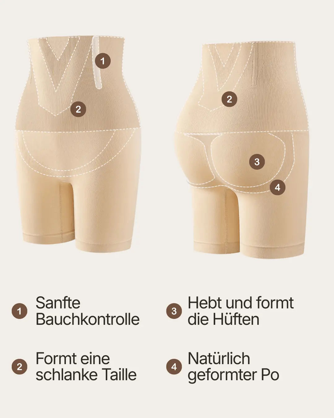 SHORTS MOLDEADORES | REDUCTOR DE ABDOMEN