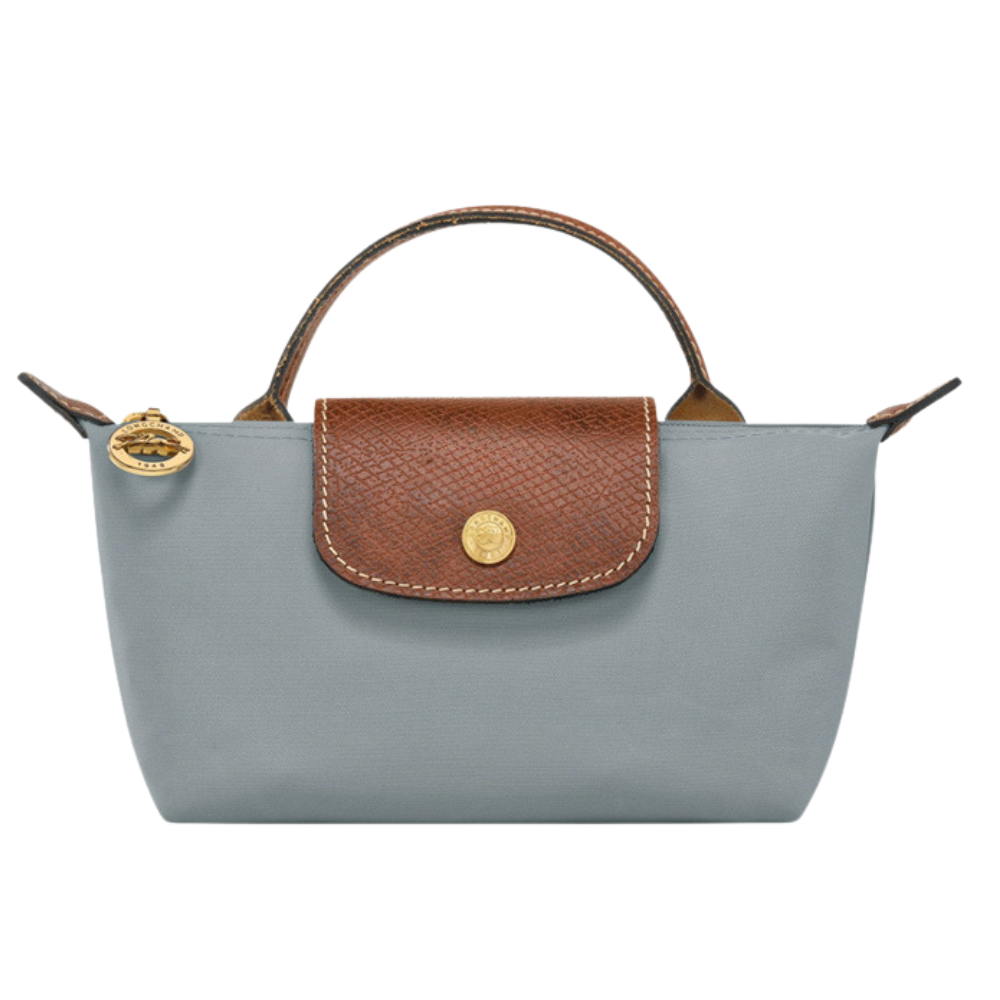 MINI BOLSO ÉLAN GRIS ACERO | CORREA INCLUÍDA