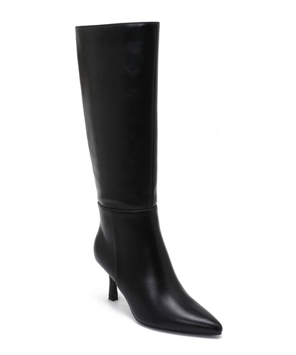 Zapatos de tacón kitten de cuero Ziana, negros